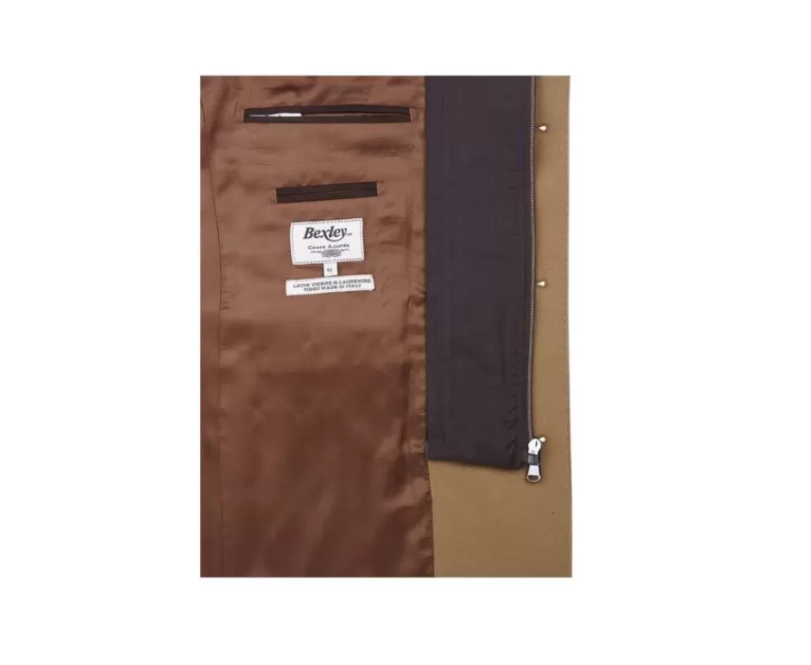 Fashion Abrigo de invierno de cachemira y lana para hombre Camel Honoré Ii Abrigos Y Gabardinas