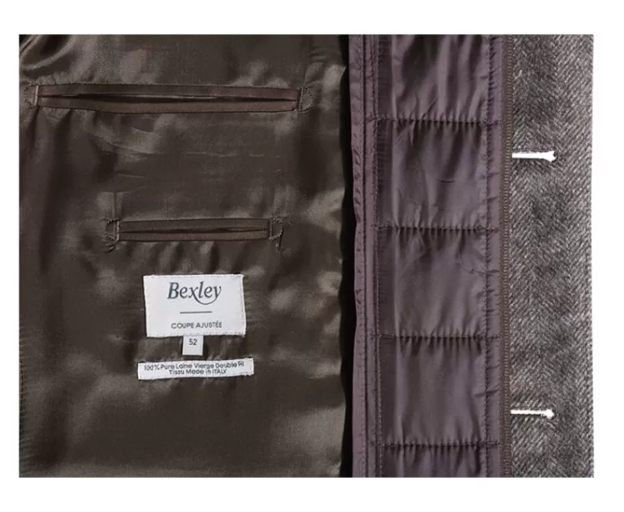 Discount Abrigo de invierno de cachemira y lana para hombre Espiga Topo Honoré Ii Abrigos Y Gabardinas