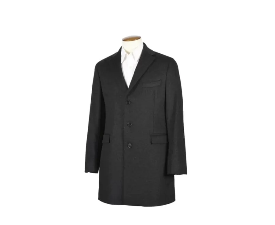 Online Abrigo de invierno de cachemira y lana para hombre Gris Antracita Honoré Ii Abrigos Y Gabardinas