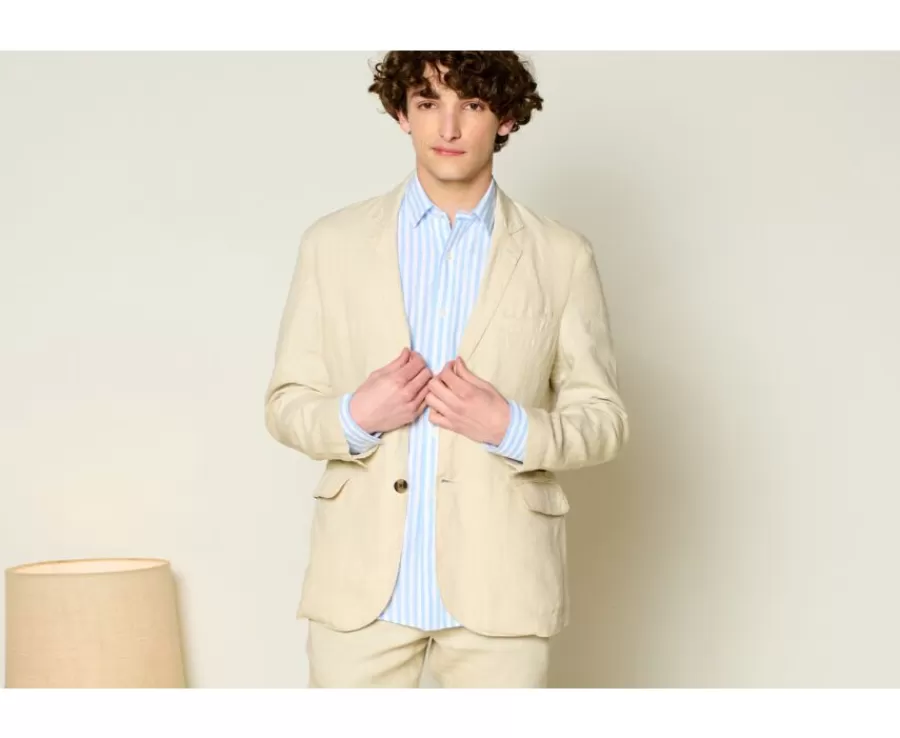 Clearance Americana de hombre Beis claro Lubin Blazers Y Americanas