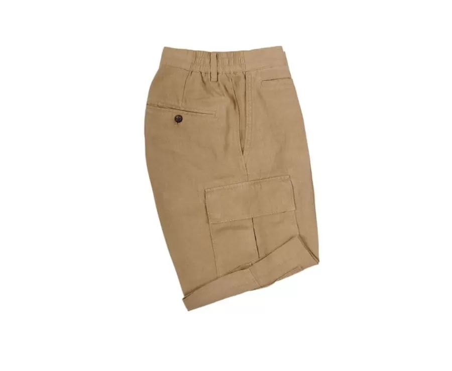 Sale Bermuda cargo hombre Desierto Borden Bermudas Lino | Bermudas Cargo