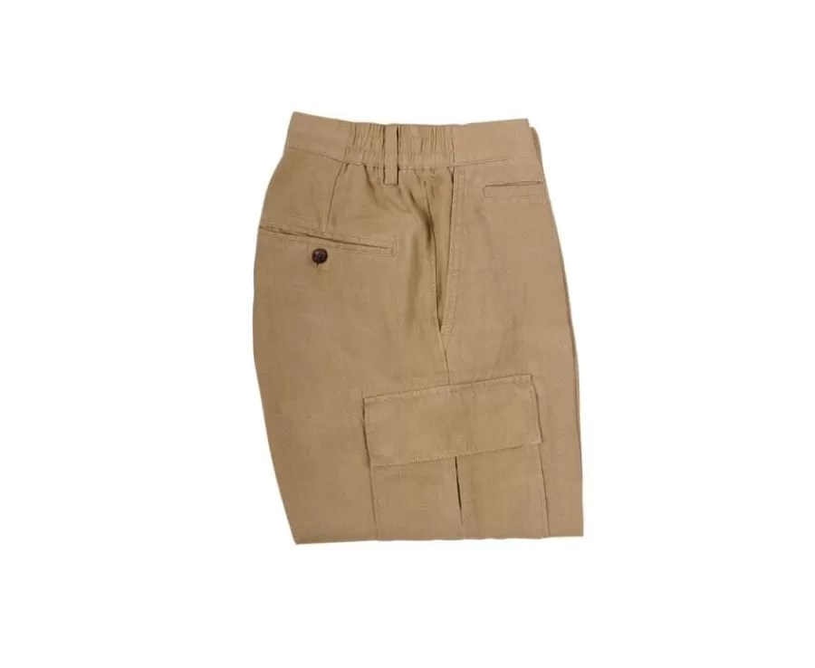 Sale Bermuda cargo hombre Desierto Borden Bermudas Lino | Bermudas Cargo