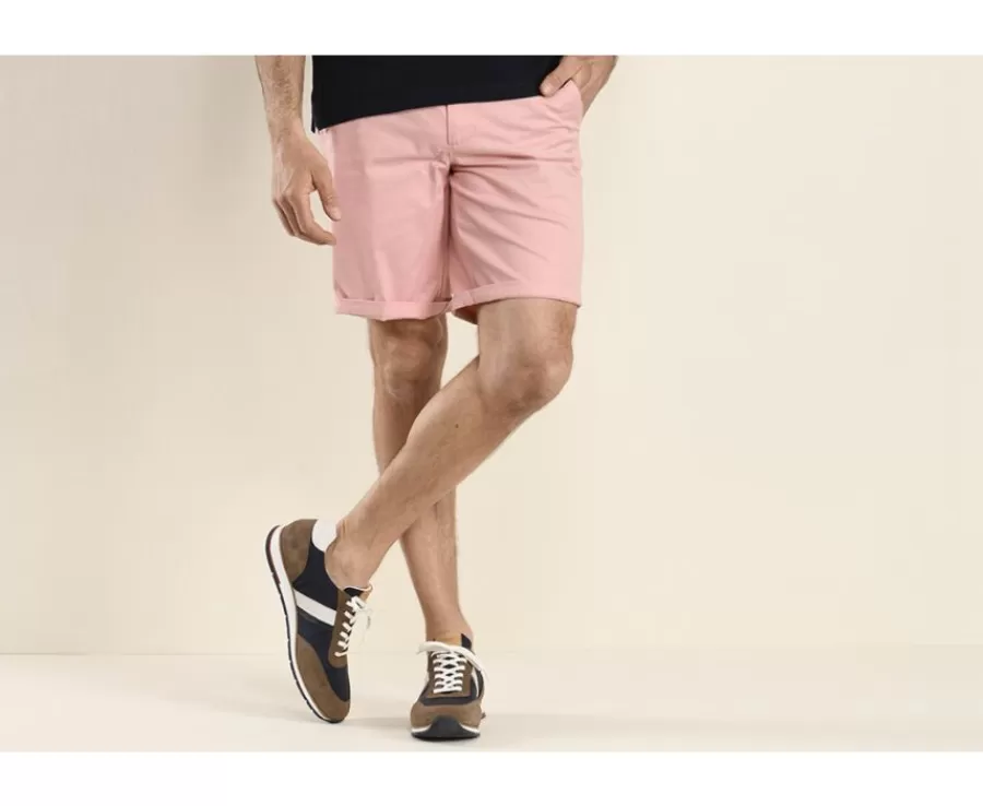 Sale Bermuda chino hombre Rosa pálido Barry Bermudas Chino