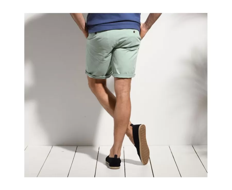 Outlet Bermuda chino para hombre Menta Barry Bermudas Chino