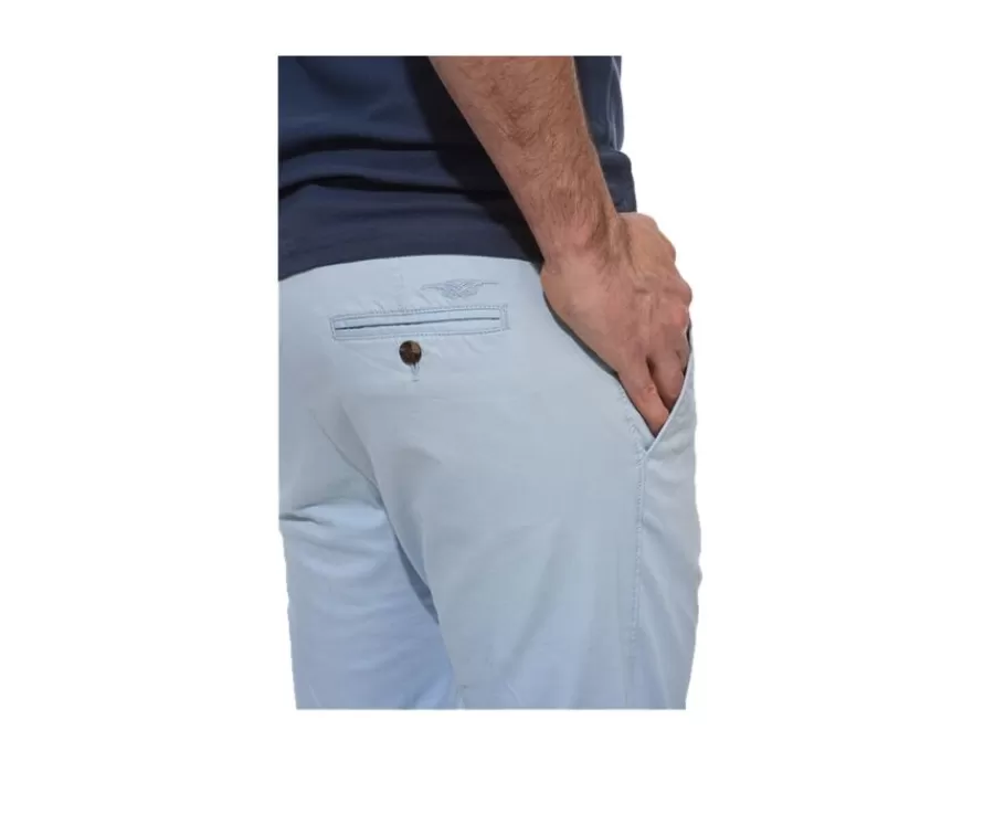 Best Bermuda tipo chino para hombre Azul claro Barry Bermudas Chino