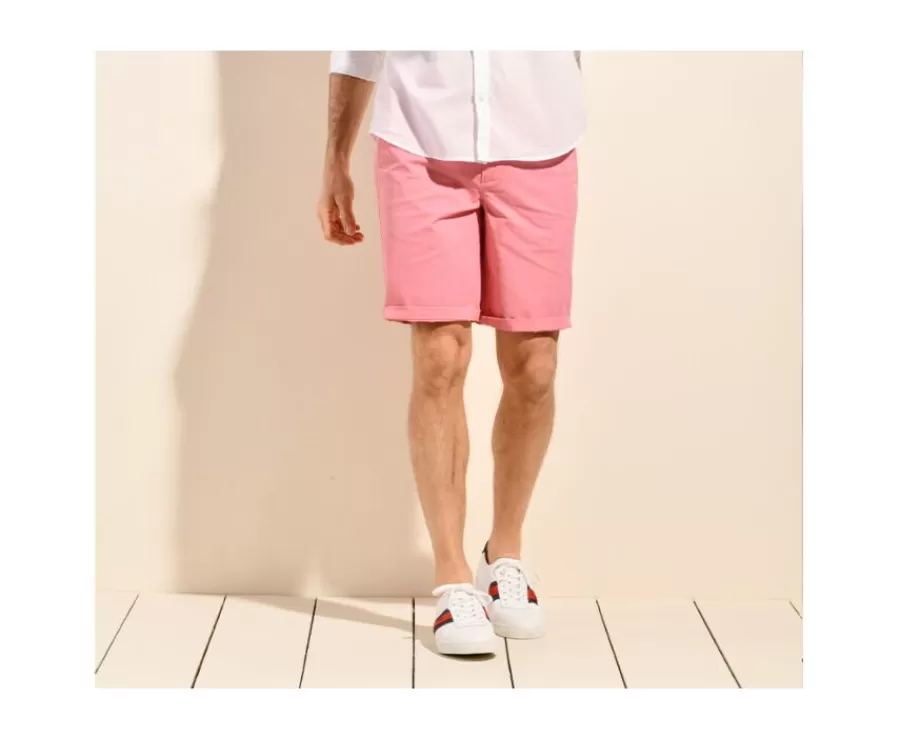 Cheap Bermuda tipo chino para hombre Rosa Vintage Barry Bermudas Chino