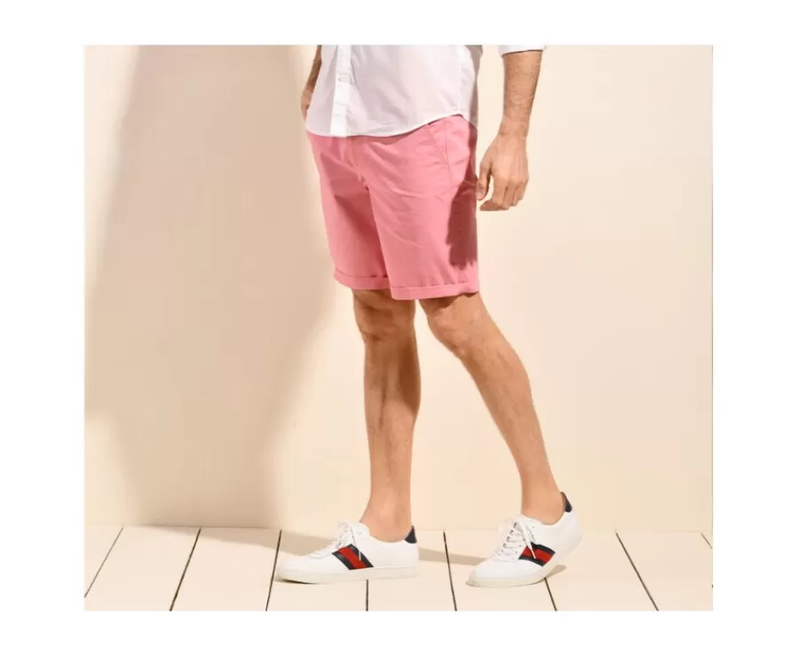 Cheap Bermuda tipo chino para hombre Rosa Vintage Barry Bermudas Chino