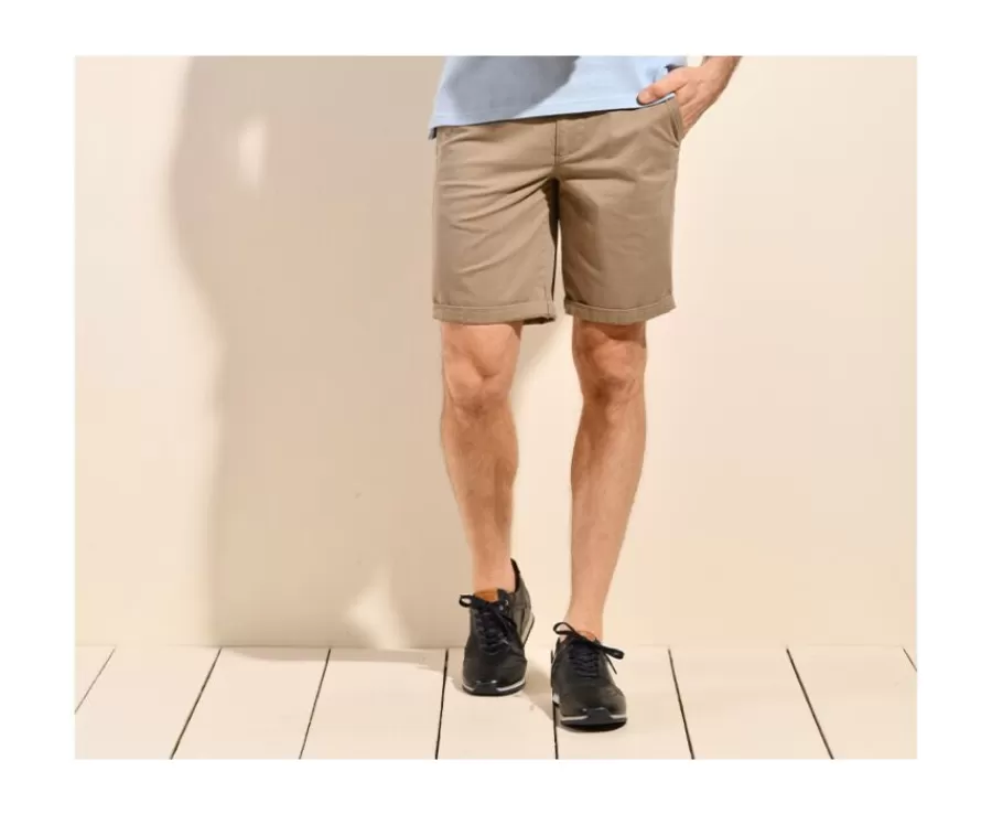 Cheap Bermuda tipo chino para hombre Topo claro Barry Bermudas Chino