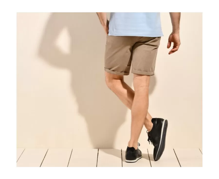 Cheap Bermuda tipo chino para hombre Topo claro Barry Bermudas Chino