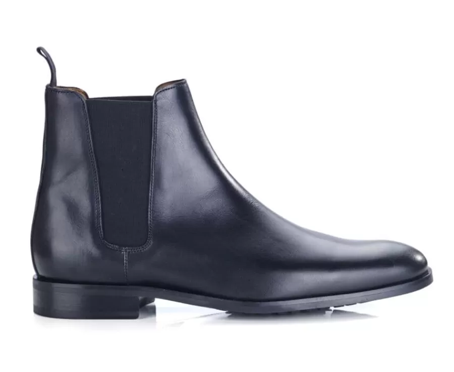 Best Botas Chelsea de hombre con suela de goma Negro Toddington Gomme Botas Chelsea