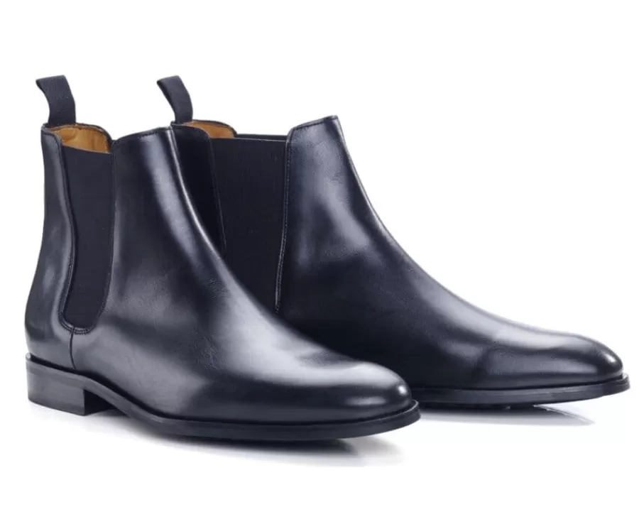 Best Botas Chelsea de hombre con suela de goma Negro Toddington Gomme Botas Chelsea
