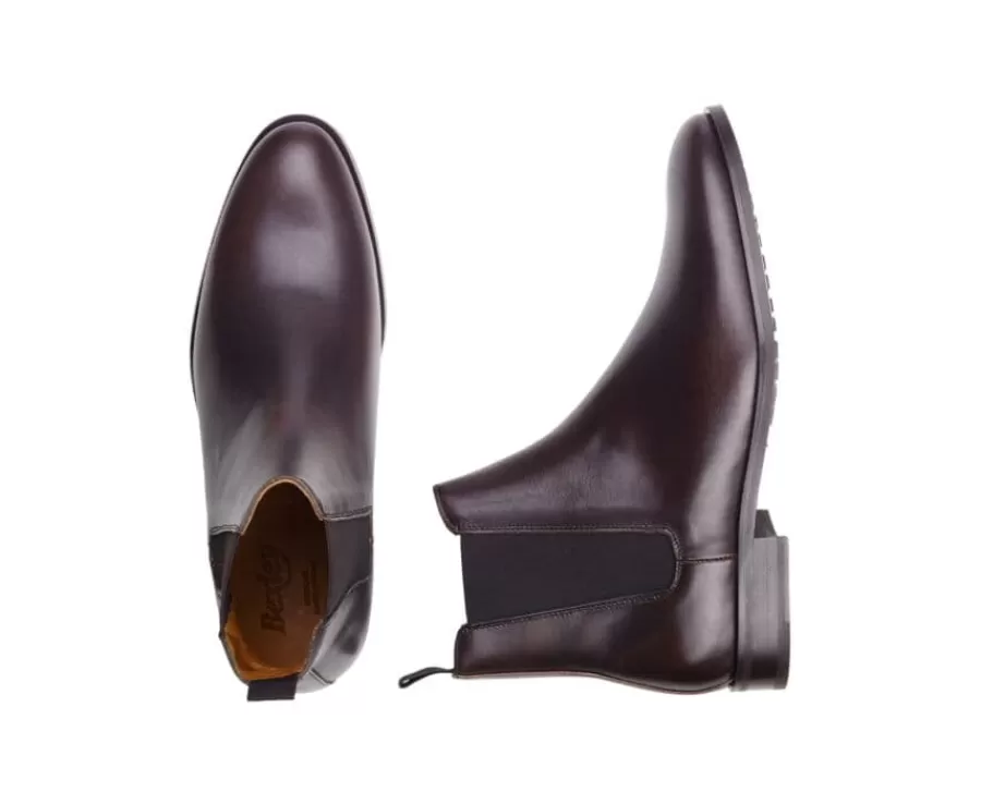 Shop Botas Chelsea de hombre con suela de goma Pardo Patinada Toddington Gomme Botas Chelsea | Botas Y Botines
