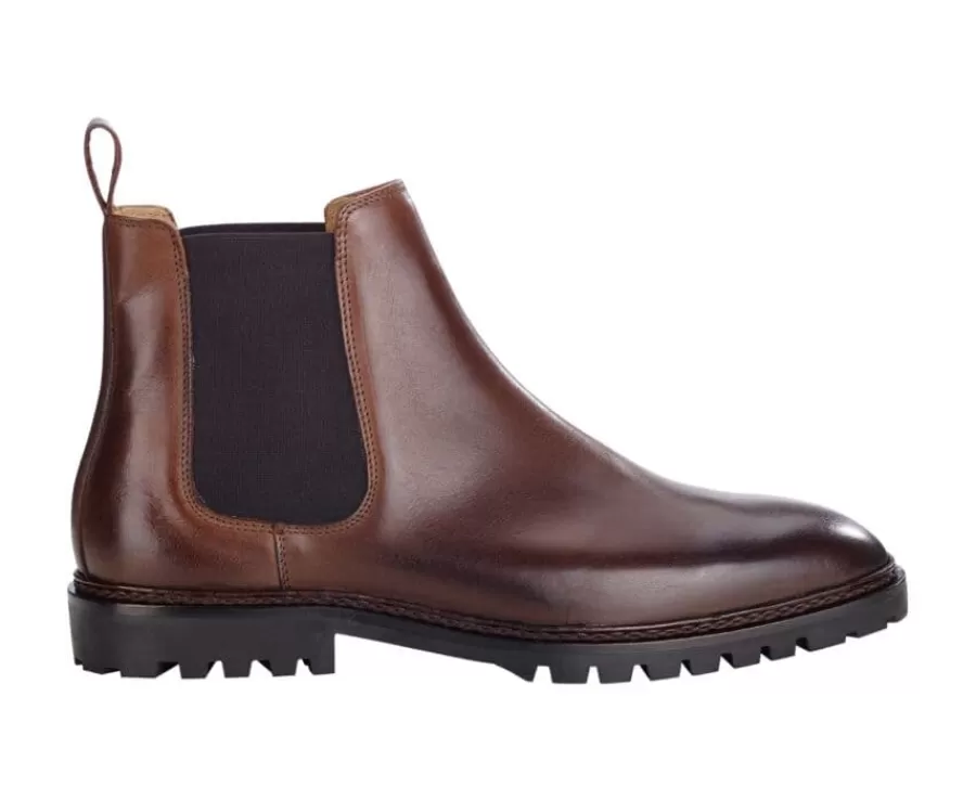 Cheap Botas Chelsea para Hombre en Chocolate Walterston Gomme Botas Chelsea | Botas Y Botines