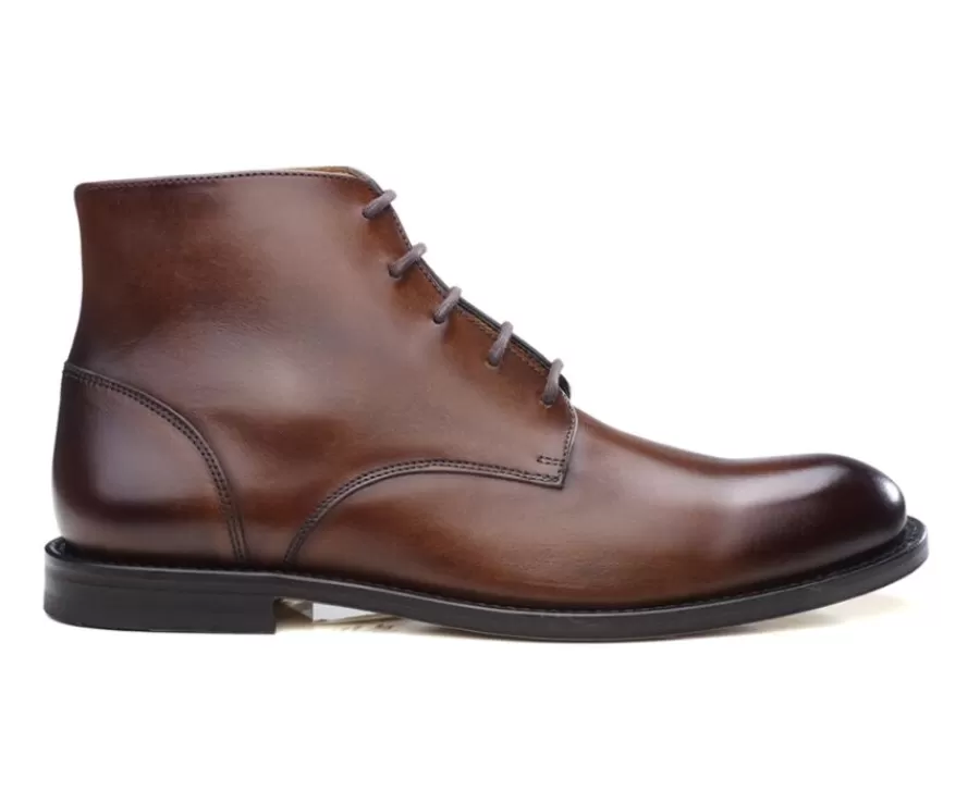 Cheap Botas de hombre Chocolate patinado Kinsham Botas Y Botines