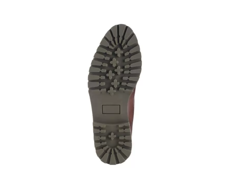 Hot Botas de hombre con suela de goma Chocolate patinado Canfield Gomme Zapatos Confort | Botas Y Botines
