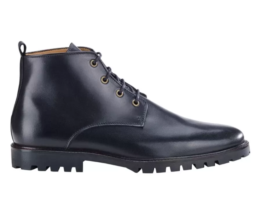 Cheap Botas de hombre con suela de goma Negro Canfield Gomme Botas Y Botines | Zapatos Confort