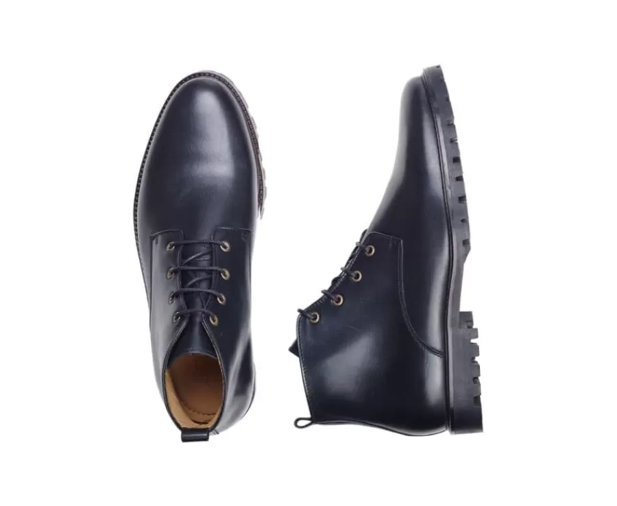 Cheap Botas de hombre con suela de goma Negro Canfield Gomme Botas Y Botines | Zapatos Confort