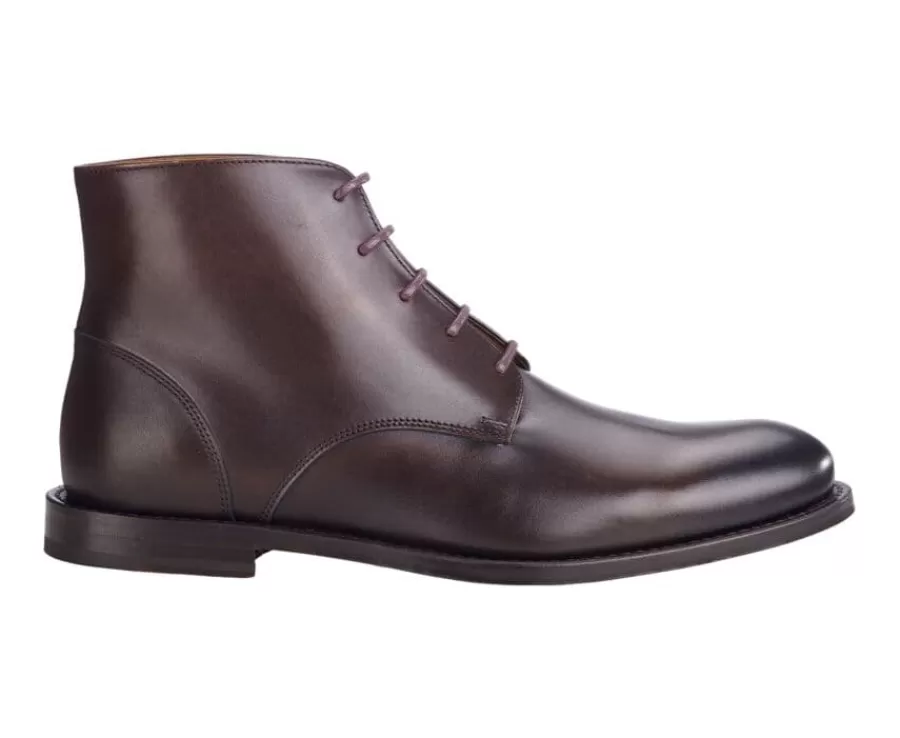 Best Botas de hombre Pardo Patinada Kinsham Botas Y Botines