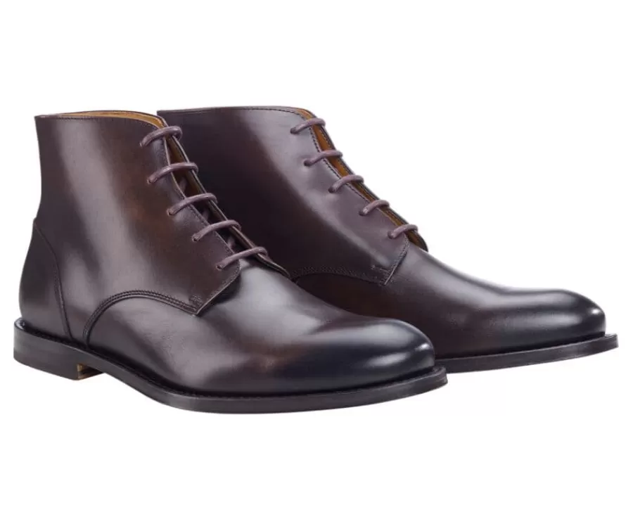 Best Botas de hombre Pardo Patinada Kinsham Botas Y Botines