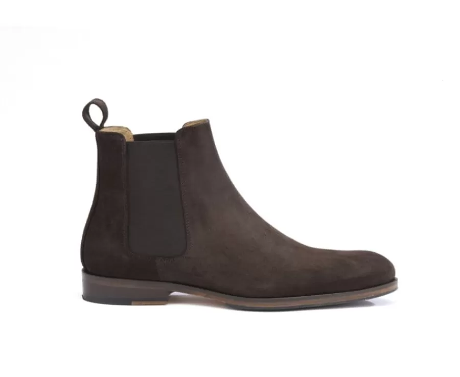 Online Botines Chelsea Hombre terciopelo Marrón Dawson Ii Patin Botas Chelsea | Botas Y Botines