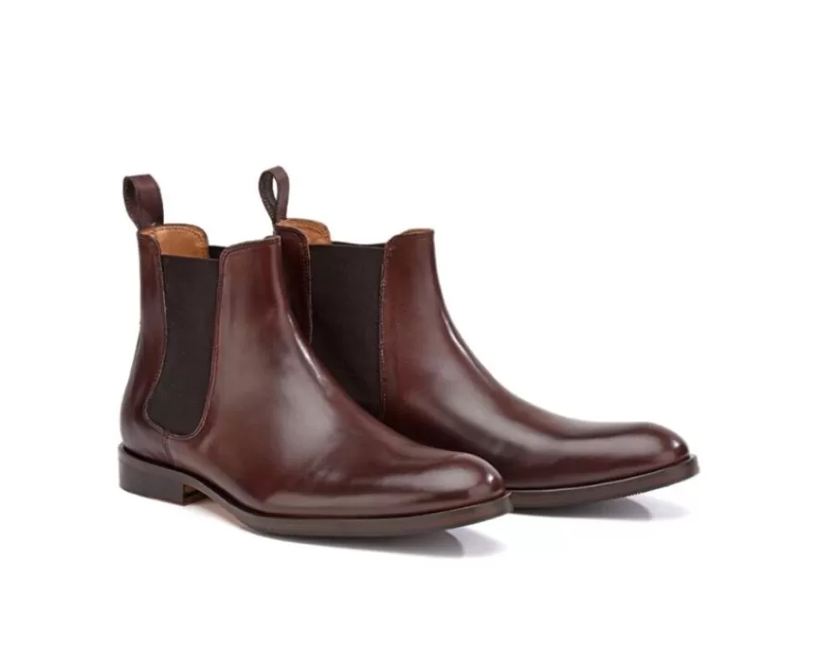 Best Sale Botines Chelsea para hombre Chocolate Dawson Ii Patin Botas Chelsea | Botas Y Botines