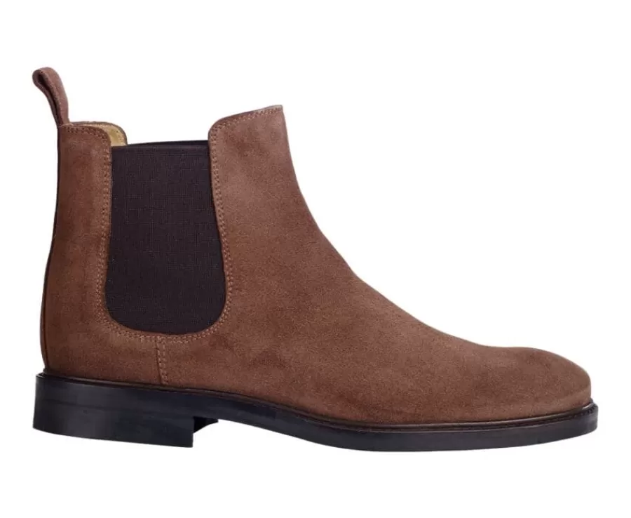 Best Botines Chelsea para hombre Terciopelo Pardo Fangler Gomme City Ii Botas Chelsea | Botas Y Botines
