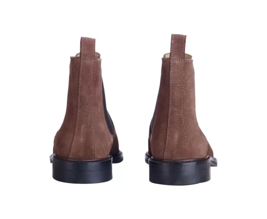 Best Botines Chelsea para hombre Terciopelo Pardo Fangler Gomme City Ii Botas Chelsea | Botas Y Botines
