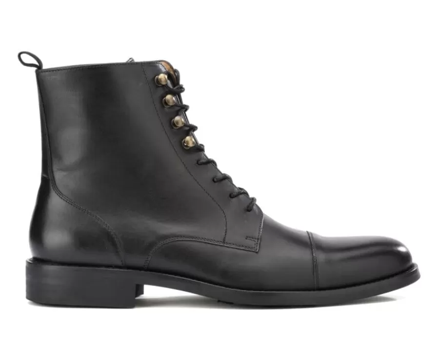 Cheap Botines derby con cordones para hombre Negro patinado Enfield Ii Gomme City Zapatos Confort | Botas Y Botines