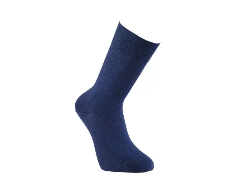 New Calcetines de algodón fino para hombre Azul oscuro moteado Calcetines