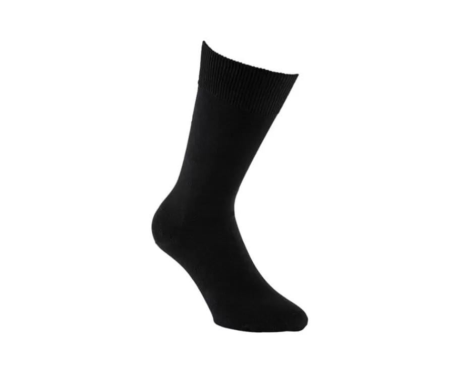 Store Calcetines de algodón grueso para hombre Negro Calcetines