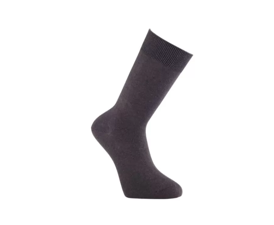 Best Calcetines de algodón gruesos para hombre Marrón oscuro Calcetines