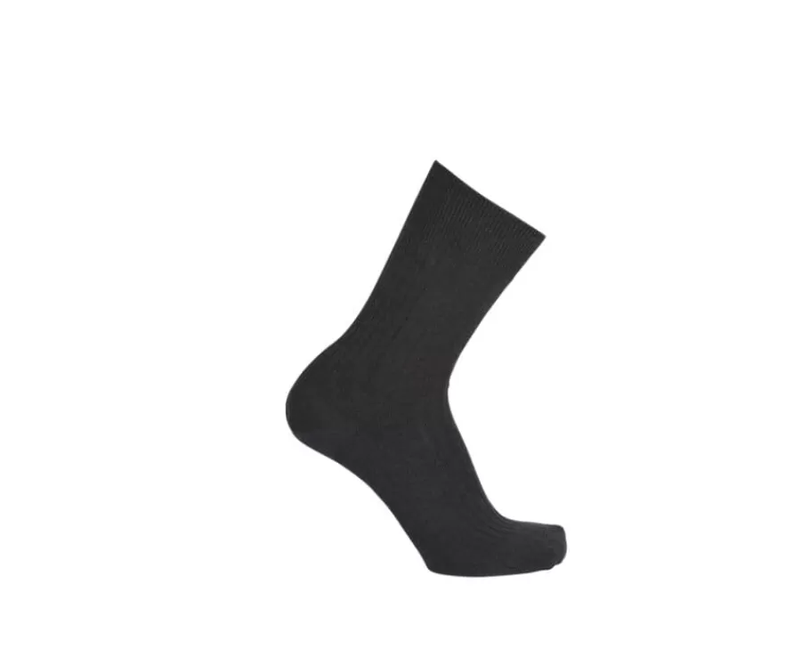 Shop Calcetines en canale Hilo de Escocia para hombre Antracita moteado Calcetines