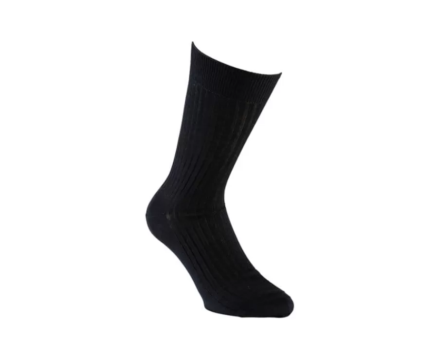 Clearance Calcetines en canale Hilo de Escocia para hombre Navy Calcetines