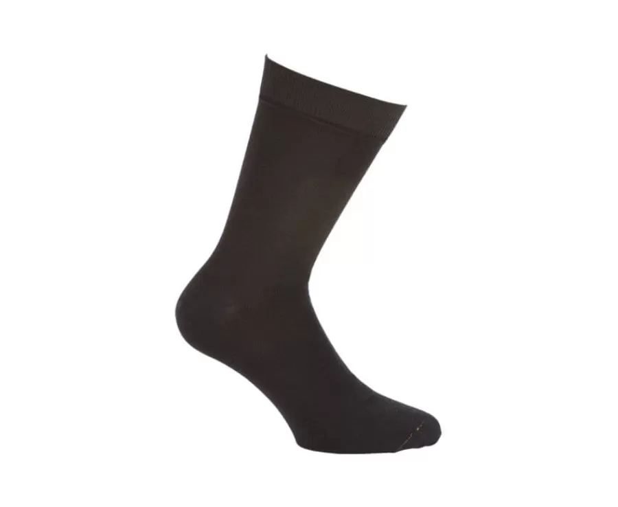 Cheap Calcetines finos de algodón para hombre Negro Calcetines