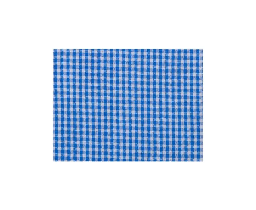 Discount Camisa de algodón Azul claro y Blanco - Cuello francés Valaire Camisas De Cuadros | Corte Ajustado