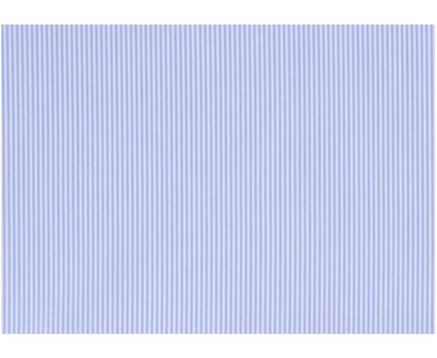 Flash Sale Camisa de finas rayas azules con bolsillo en el pecho Augustin Camisas De Rayas | Corte Estándar