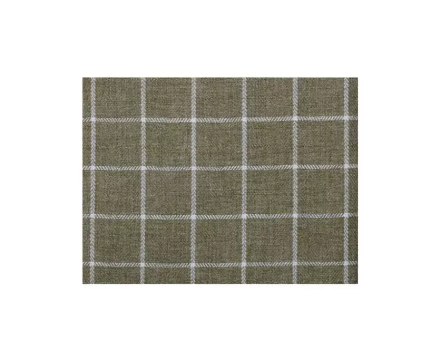 Shop Camisa de gasa de algodón Verde militar y blanco  Ansilien Camisas De Cuadros | Camisas De Franela & Terciopelo
