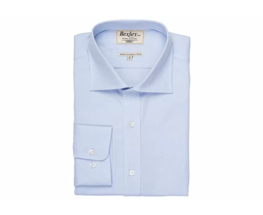 Shop Camisa Oxford lisa de doble hilo Azul cielo Ottavio Camisas De Boda | Camisas De Vestir