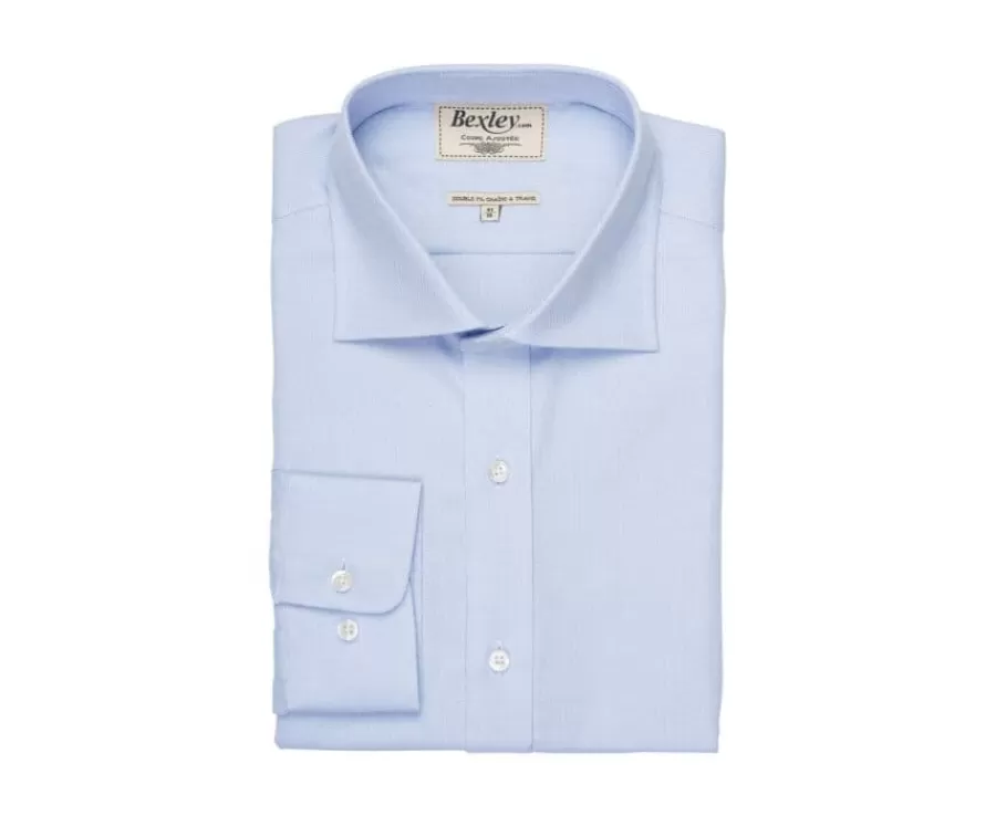 Shop Camisa Oxford lisa de doble hilo Azul cielo Ottavio Camisas De Boda | Camisas De Vestir