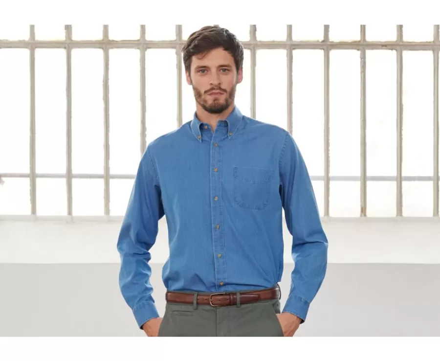 Store Camisa vaquera hombre Denim Cheston Camisas Vaqueras | Corte Estándar