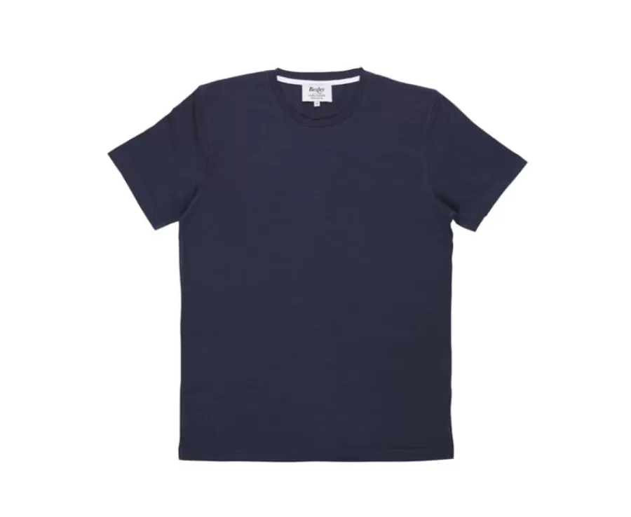 Clearance Camiseta de algodón orgánico lisa Gris Antracita Edgar Iii Camisetas
