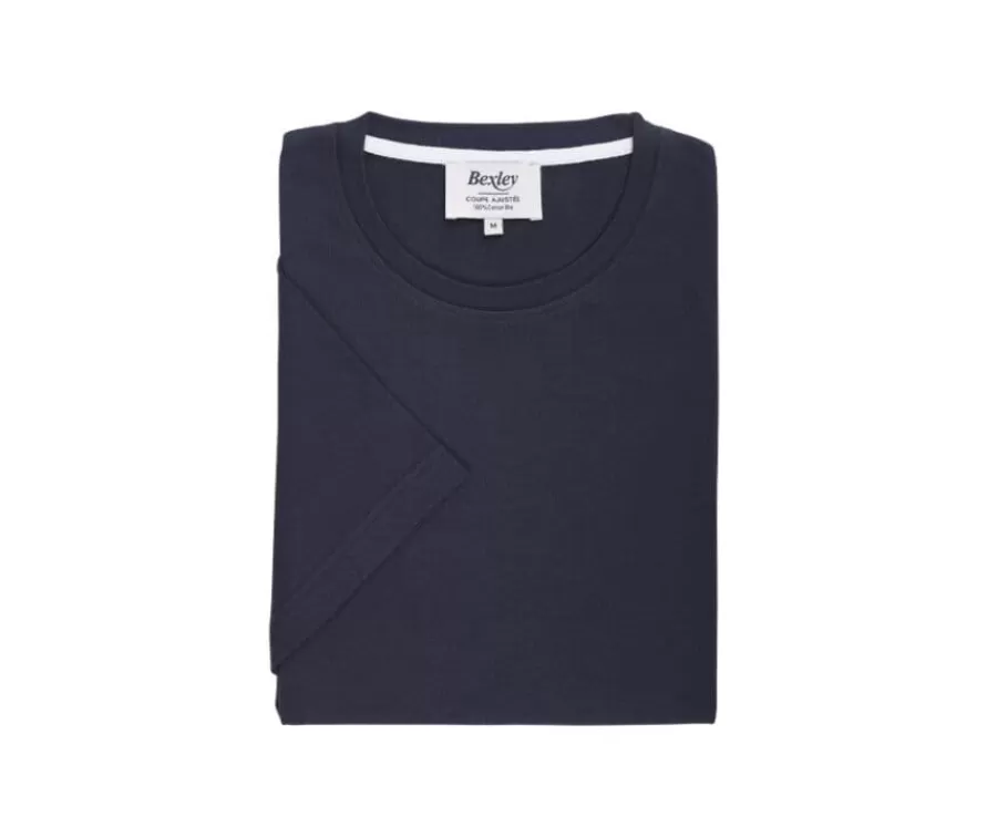 Clearance Camiseta de algodón orgánico lisa Gris Antracita Edgar Iii Camisetas