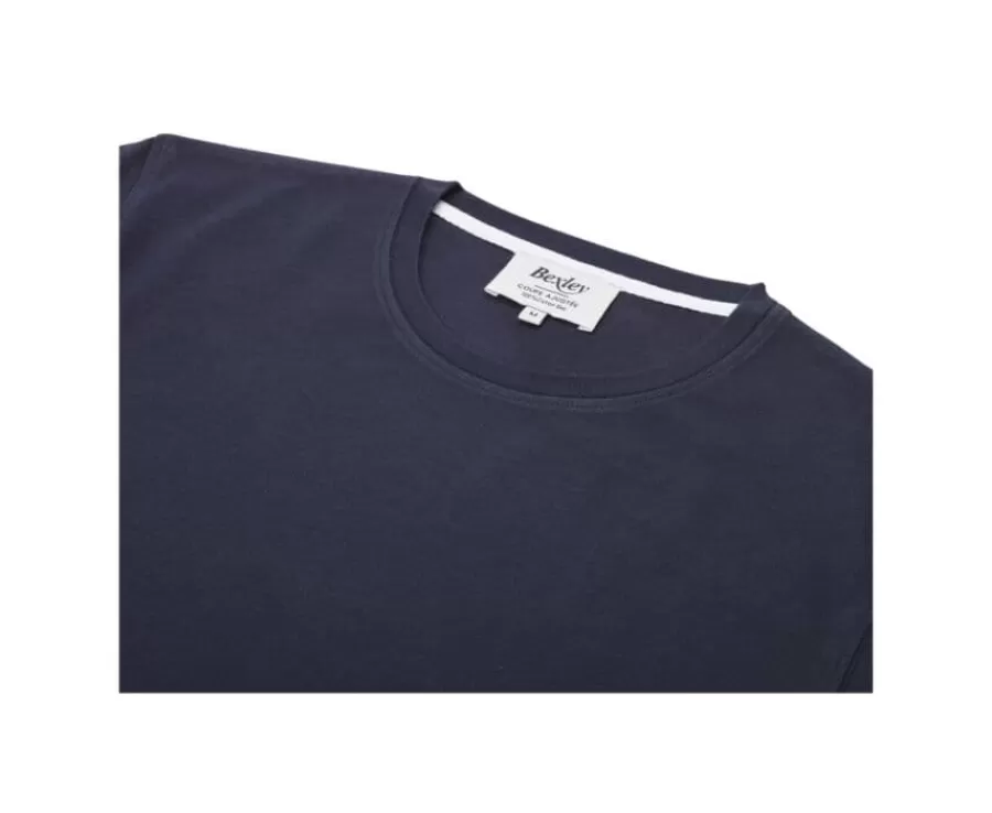 Clearance Camiseta de algodón orgánico lisa Gris Antracita Edgar Iii Camisetas