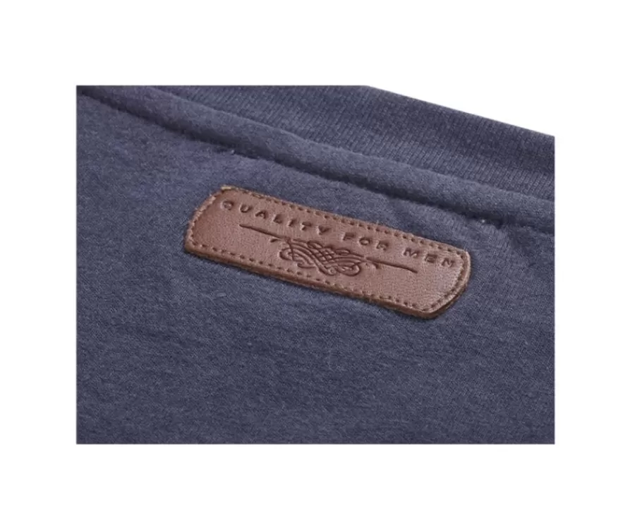Clearance Camiseta de algodón orgánico lisa Gris Antracita Edgar Iii Camisetas