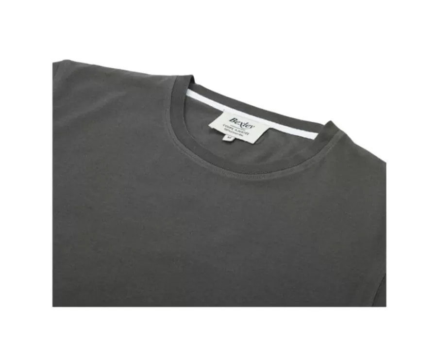 Clearance Camiseta lisa de algodón orgánico Verde oscuro Edgar Iii Camisetas