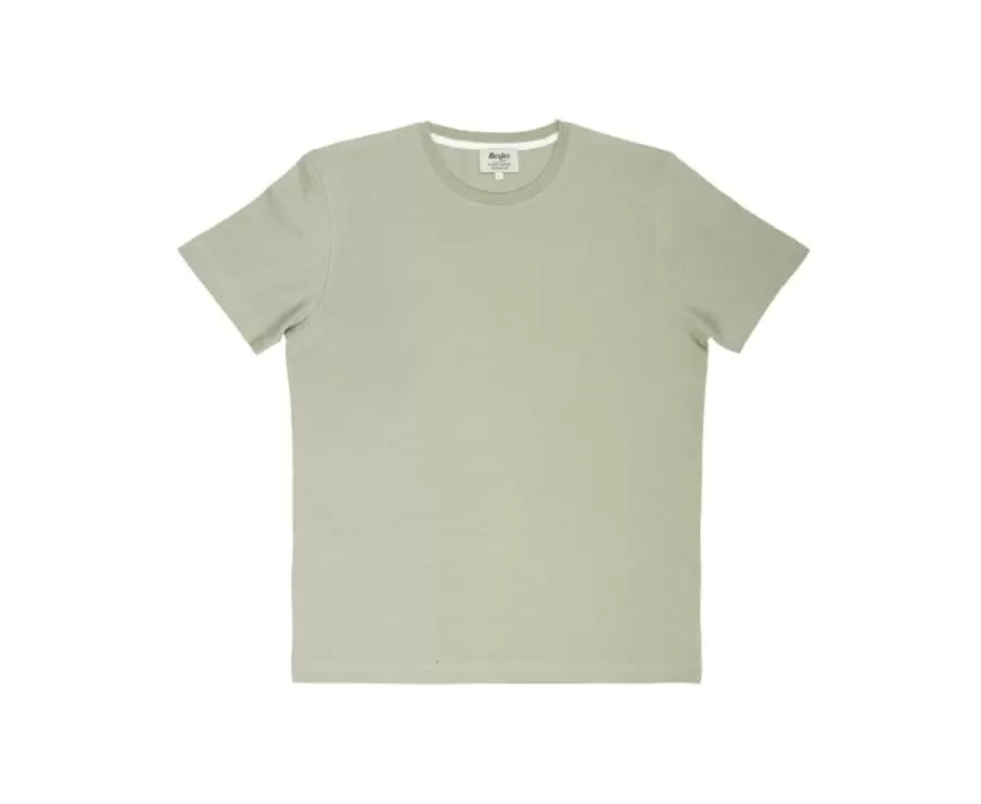 Flash Sale Camiseta lisa de algodón orgánico Verde tila Edgar Iii Camisetas