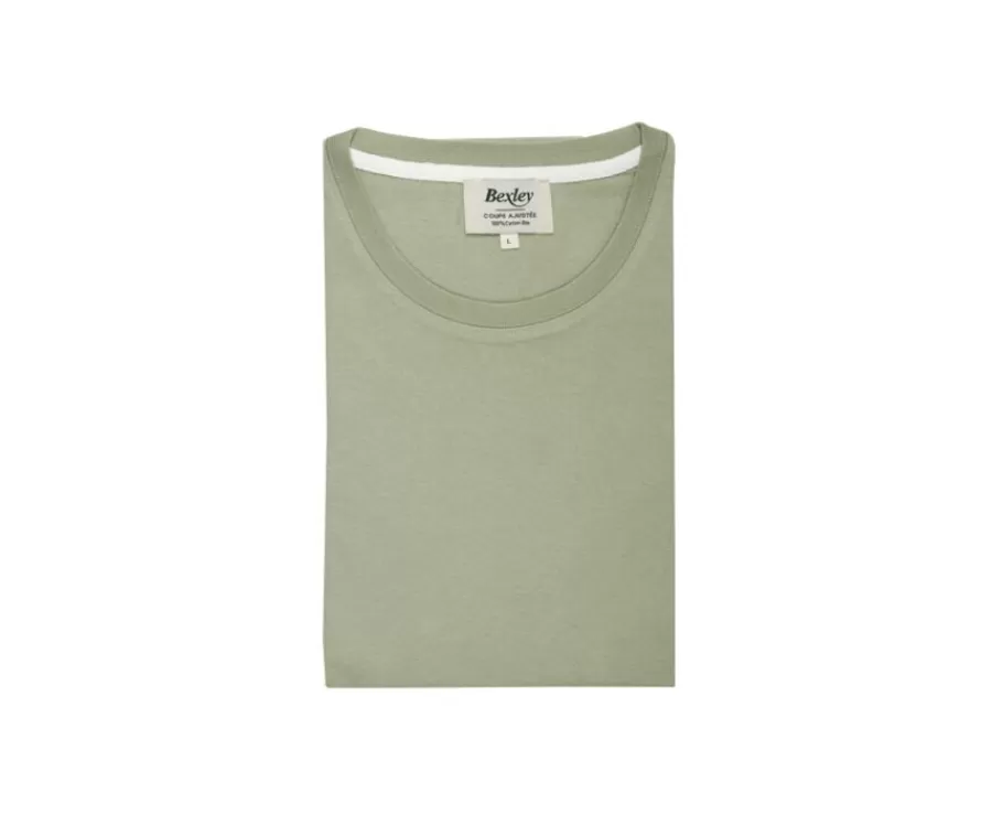 Flash Sale Camiseta lisa de algodón orgánico Verde tila Edgar Iii Camisetas