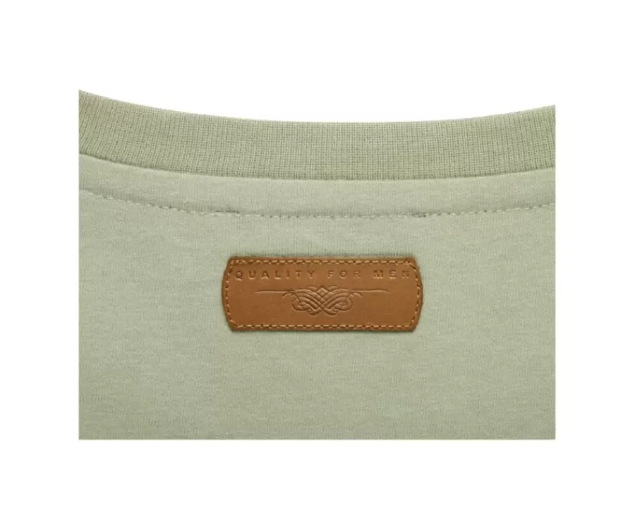 Flash Sale Camiseta lisa de algodón orgánico Verde tila Edgar Iii Camisetas
