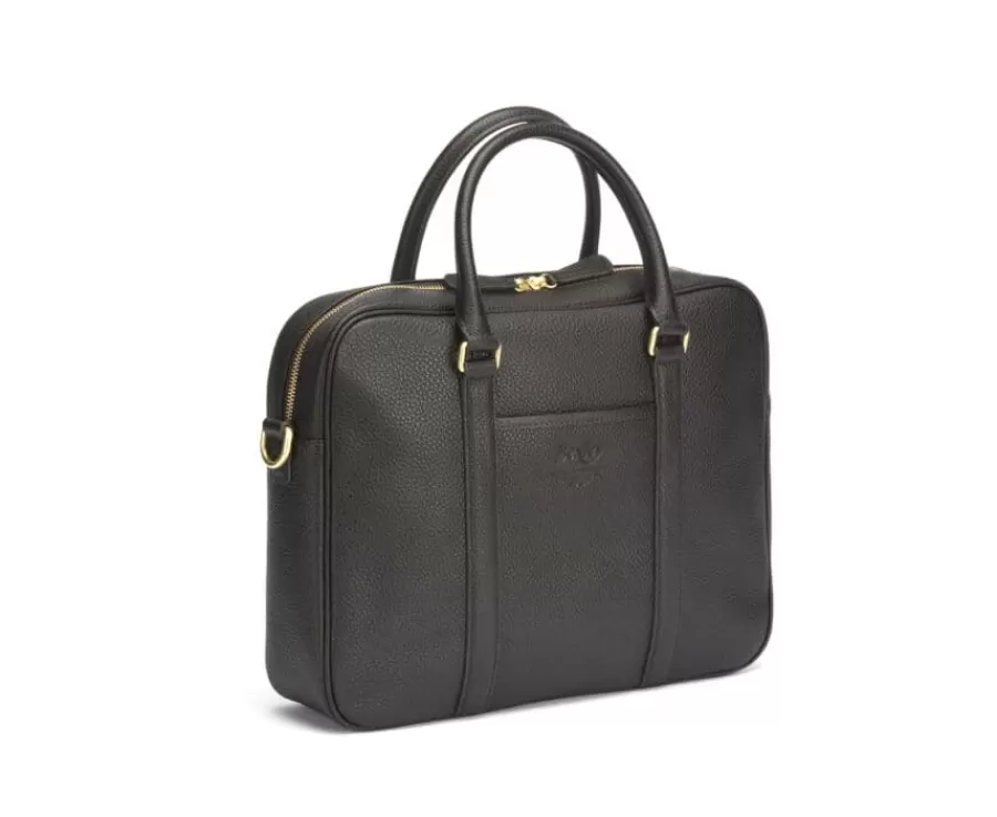 Shop Cartera de cuero para hombre con bandolera Chocolate granulado Karlington Iii Maletínes, Bolsos Y Guantes