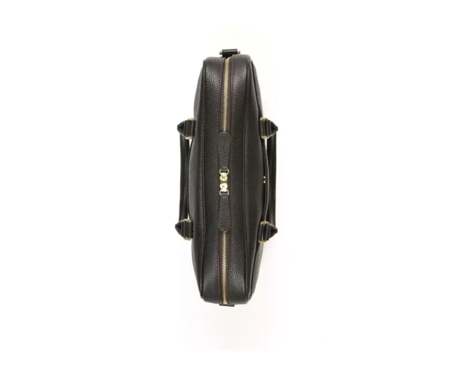 Shop Cartera de cuero para hombre con bandolera Chocolate granulado Karlington Iii Maletínes, Bolsos Y Guantes